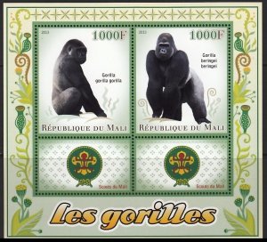 MALI 2013 GORILLA SCOUTS GORILLE GORILA [#13127]