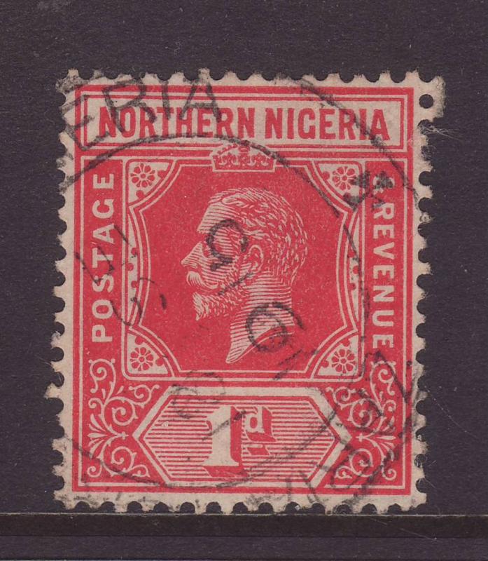 1912 Northern Nigeria 1d Fine Used  Late Use SG41.