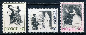 Norway #579-581  Set of 3 Used