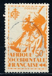 French West Africa #20 Single Used