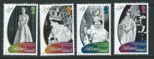 FALKLAND ISLANDS SG1264/7 2013 CORONATION MNH