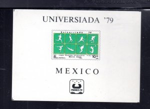 MEXICO #C614 1979 SPORTS MINT VF NH O.G S/S IMPERF. bb