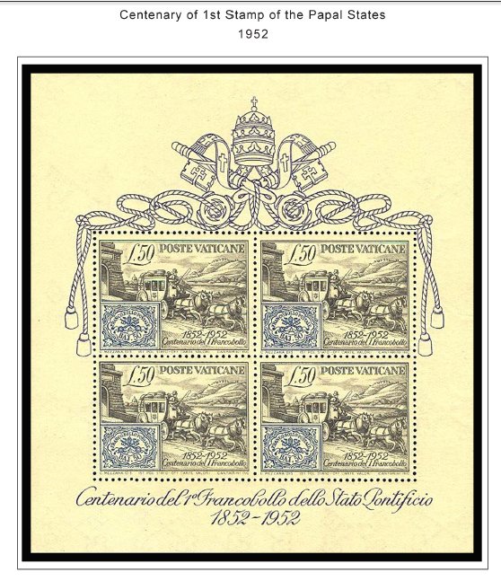 VATICAN CITY STAMP ALBUM PAGES 1921-2011 (191 PDF color illustrated pages)