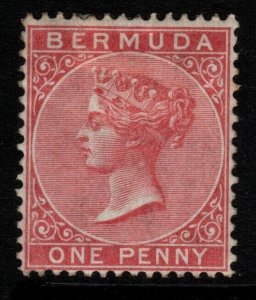 BERMUDA SG2 1865 1d PALE ROSE MTD MINT