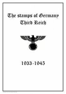 Germany Third Reich Deutsches Reich III 1933-1945 PDF(DIGITAL) STAMP ALBUM PAGES