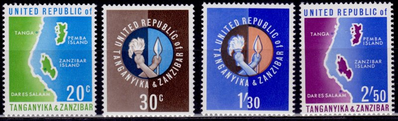 Tanganyika & Zanzibar, 1964, United Republic, MNH