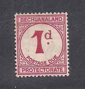 BECHUANALAND PROTECTORATE SC# J5  FVF/MOG