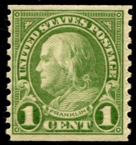 US Stamps #597 Mint OG  VF NH - Coil