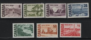 CANADA 461-465b  MNH  HIGH VALUES OF THE 1967 SET