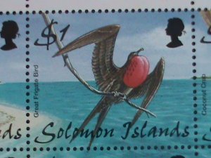 SOLOMON ISLAND -1999 SC#874 MARINE LIFE- PHILEXFRANCE'99 STAMP SHOW- S/S