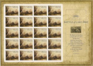 US 4805a War 1812 Battle of Lake Erie imperf NDC sheet (20 stamps) MNH 2013 