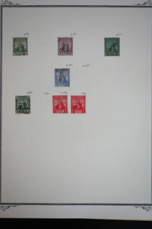 Trinidad 1900 to 1970 Stamp Collection 