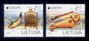 Lithuania Sc# 1025-6 MNH Europa 2014