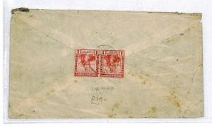 Trinidad & Tobago 1919 *Mayaro* Cover CDS Postmark USA {samwells-covers} CS242