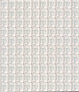 US Stamp - 1984 10c Richard Russell - 100 Stamp Sheet - Scott #1853