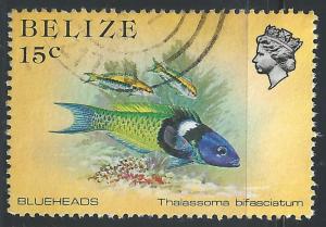 Belize #706 15¢ Fish - Blueheads