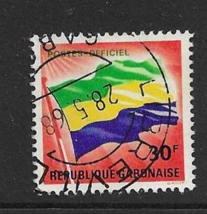 GABON - 1977 - POSTAGE DUE - FLAG - Used - 30f -