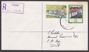 FIJI 1986 Registered cover to Suva ex TAVUKI................................y767