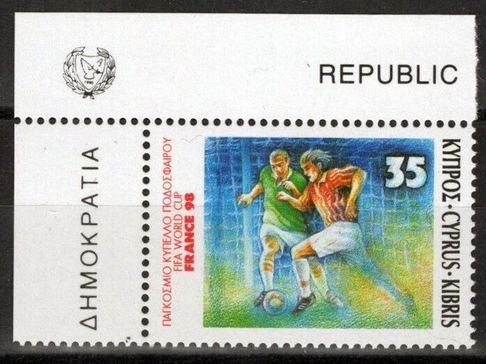 ZAYIX Cyprus 917 MNH World Cup Soccer Championships Sports 090222S137