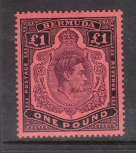 Bermuda #128b Very Fine Never Hinged
