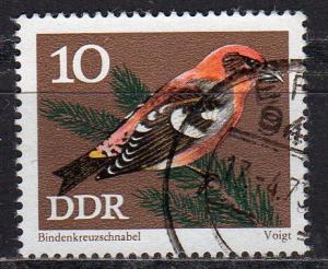 Germany DDR 1454 - CTO - White-winged Crossbill (Bird)
