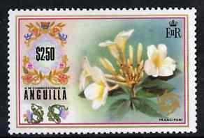 Anguilla 1972-75 Frangipani $2.50 from def set, SG 143 un...