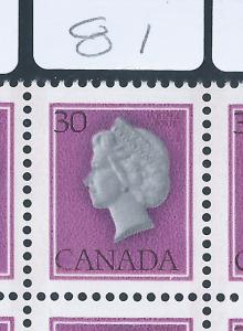 ** Rare ** Canada #791a Varieties in rows 9 & 10 MNH **Free Shipping**