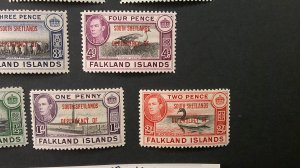 Falkland Island Deps. 1944 Scott# 5L1-5L8 complete MNH VF-XF set of 8