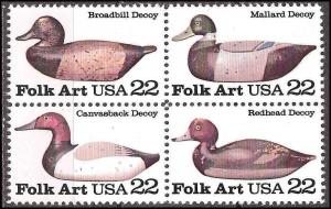 # 2138-2141 MINT NEVER HINGED DUCK DECOYS