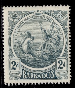 BARBADOS GV SG184, 2d grey, M MINT. Cat £15.