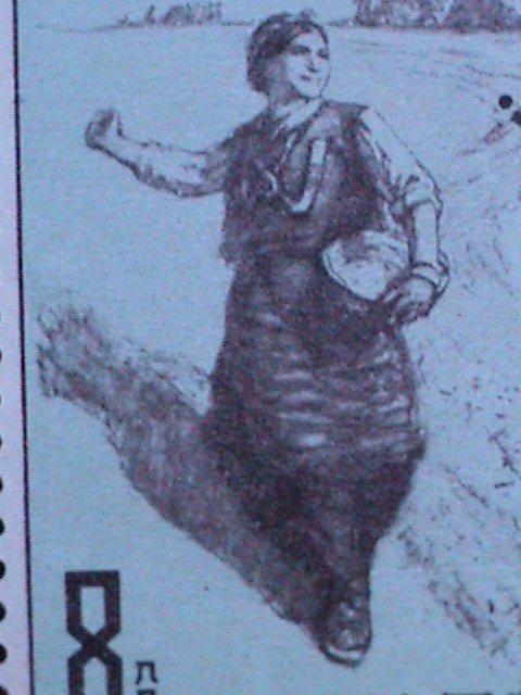 ​CHINA 1961 SC#601 -REBIRTH OF THE TIBETANS-WOMAN SOWER-CTO-NH-OG-XF-LIKE MINT