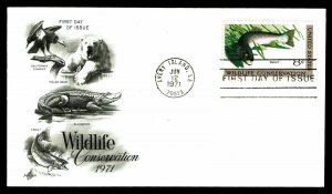 U.S. #1427-30 Wildlife Conservation First Day Covers - Set of 4 Covers (ESP#047)