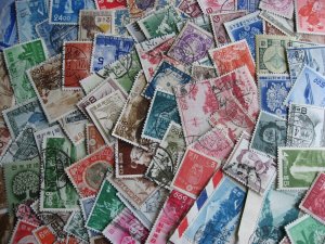 Japan elusive mixture (duplicates, mixed condition) of 100 old M & U