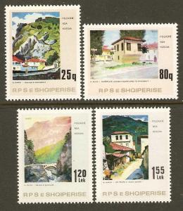 Albania #2021-4 NH Paintings of Houses - Kosova Landscapes