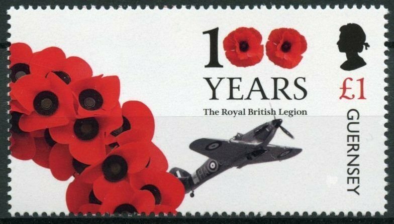 Guernsey Military Stamps 2021 MNH Royal British Legion Part 2 Aviation 1v Set