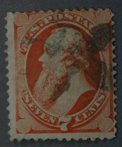 United States #149 7 Cent Stanton Geometric Cancel Used