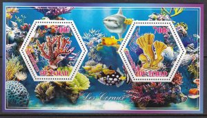 TCHAD CHAD 2014 MARINE FAUNA CORAL REEFS CORAUX [#A206]