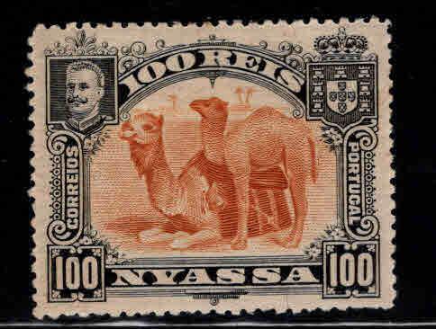 Nyassa Scott 35 MH* African Animal Camel stamp from 1901 set