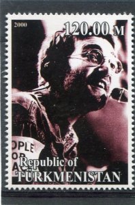 Turkmenistan 2000 JOHN LENNON Stamp Perforated Mint (NH)