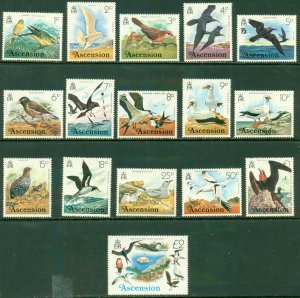 ASCENSION 196-211 MNH CV $21.80 BIN $12.50