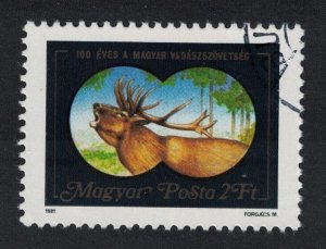 Hungary Red Deer 1981 Canc SG#3380