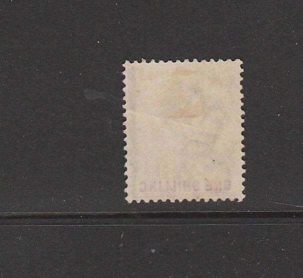 Gibraltar 1903 Crown CA 1/- Fresh MM SG 51