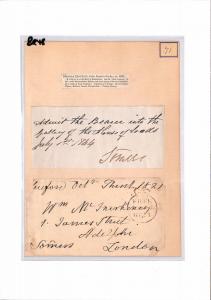 GB FREE FRONTS{2} & HOUSE OF LORDS Pass *Somers* Autograph {samwells-covers}BR48