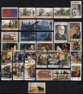 Commemoratives of 1973 (32 Stamps) Used