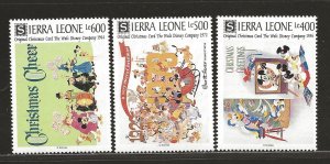 SIERRA LEONE SC# 1557-59 SHORT SET   FVF/MNH