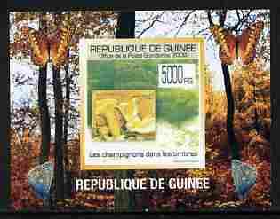 Guinea - Conakry 2009 Fungi on Stamps #4 individual imper...