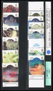 Cayman Islands Stamps # 562-573 MNH VF