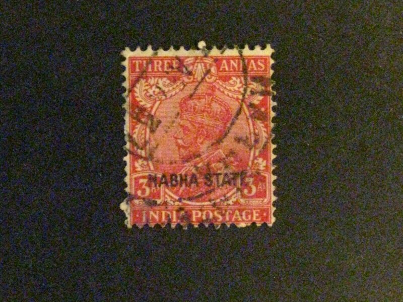  India-Nabha #67 used creased a198.9440 