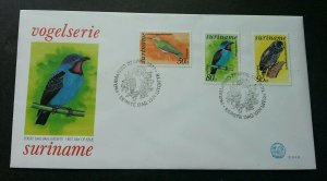 Suriname Birds 1977 Owl Fauna Prey (stamp FDC) *see scan