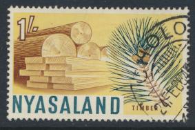 Nyasaland SG 205  SC# 129  Used / FU  Timber  see details 